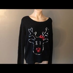 Fuzzy “Ugly Christmas Sweater”